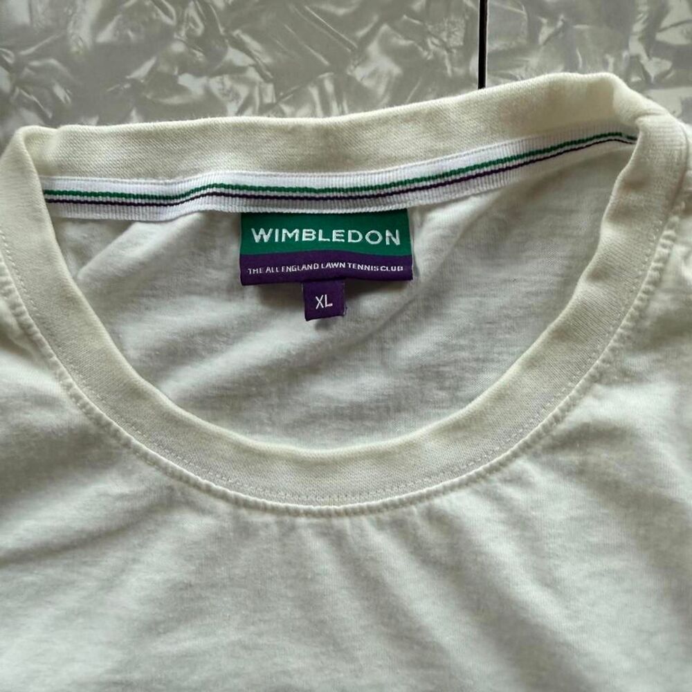 Wimbledon Men's White T-shirt - Picture 4 of 7
